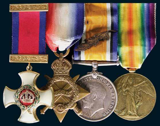 3833* Group of Four: Distinguished Service Order (GVR); 1914-15 Star; British War Medal 1914-18 with MID emblem; Victory Medal 1914-19. First medal unnamed, 2/Lieut, T.H.Bird, 7/L.H.Rgt. A.I.F. on second medal, Major T.