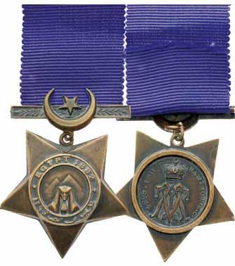 Engraved. Very good. 3779* Egypt Medal 1882-89, - clasp - Tel-El-Kebir.