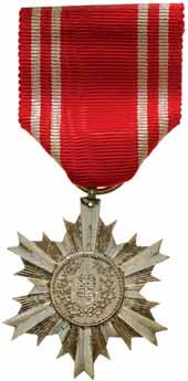 $180 3887* Japan, Imperial Gift Foundation Social Welfare Organisation Merit Medal (white), enamelled silver.