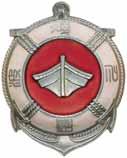 $180 3927* Japan, Imperial Army Patriot Badge Sea Disaster