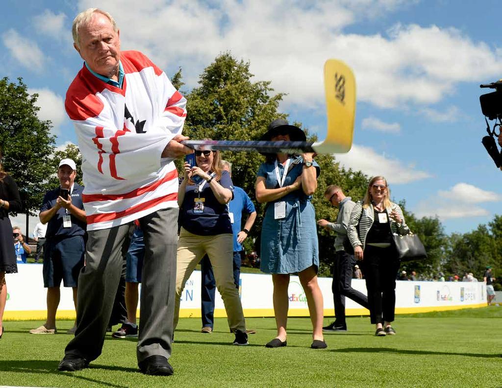 GOLDEN BEAR RETURNS Golf legend Jack Nicklaus never hoisted the RBC Canadian Open trophy but it was not from lack of trying.
