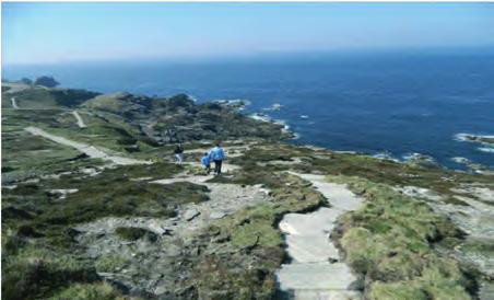 Project Name: Malin Head Location: Malin Head, Ballyhillin, Banbas Crown, County Donegal Grid ref: C397596 Main Features: Passing bays, viewing platform and walking trail.