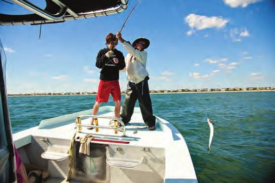There s also first-rate fishing off the shores of Fort Macon State Park and Cape Lookout National Seashore.