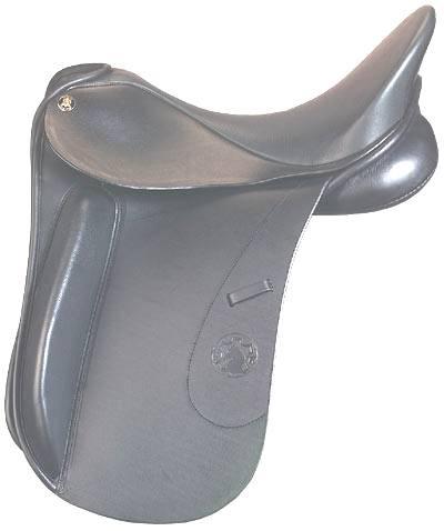 In the picture of the Hennig saddle to the left, the area between the two green lines allows more weight distribution over the horse s back.