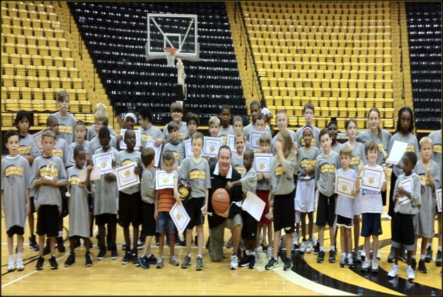 2012 Donnie Tyndall Basketball Camp In June, the Men s Basketball Staff were pleased to