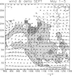 1 ) over 400 200 hpa (right column) from 1 5 May (top) to 16 20 May (bottom).