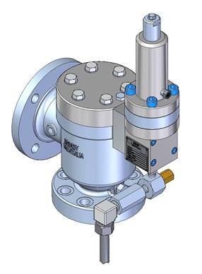 The inline filter ensures the Pilot block remains free from such contamination and functions correctly. Manual Blowdown This Valve allows opening of the valve without actuation of the pilot valve.