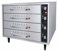 rollers Available with: oversized drawer frame, biscuit pan drawer, chip guard, casters, 6" adjustable stainless steel legs, water/ spillage pan and splash baffle Standard width Drawer Warmer pans