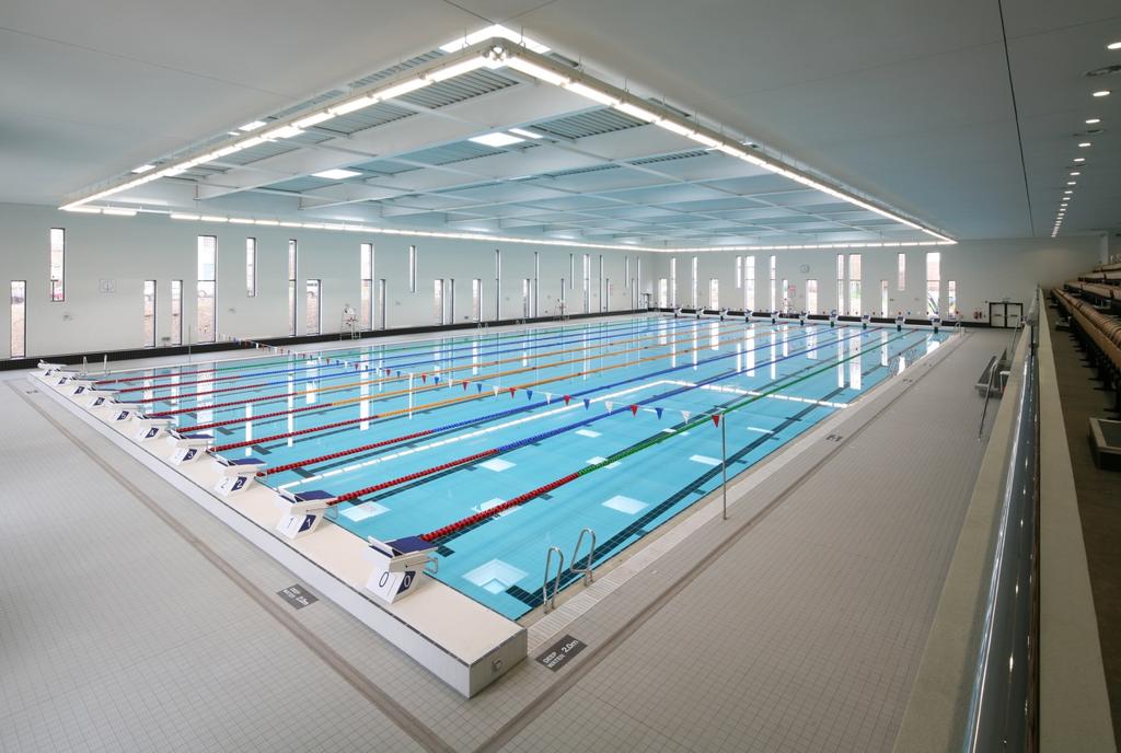 FACILITIES The programme has just moved into the world class ASV Aquatics Centre.