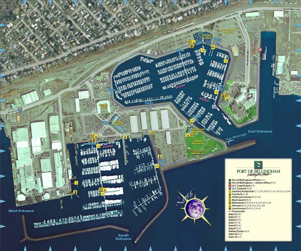 Squalicum Harbor Marina Map: Inner Harbor Marina Office Outer Harbor Thank you for sending me your group reservation information. I have put you on our calendar for July 13-15.