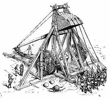 The siege tower was a ramshackle affair built of timber to the height of the enemy's fortress wall. This was moved forward on rickety wheels and allowed the attackers to gain access to the citadel.