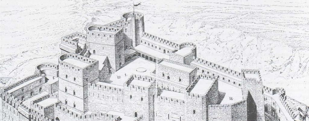 Krak des Chevaliers In the early 11th Century the only means of taking a fortification quickly was by a direct assault in which surprise was the critical element.