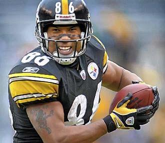 Hines Ward leads the NFL in receiving at the age of 33 http://www.post-gazette.com/pg/09295/1007470-66.