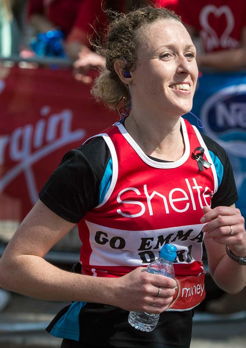 Running the London Marathon with Team Shelter was one of