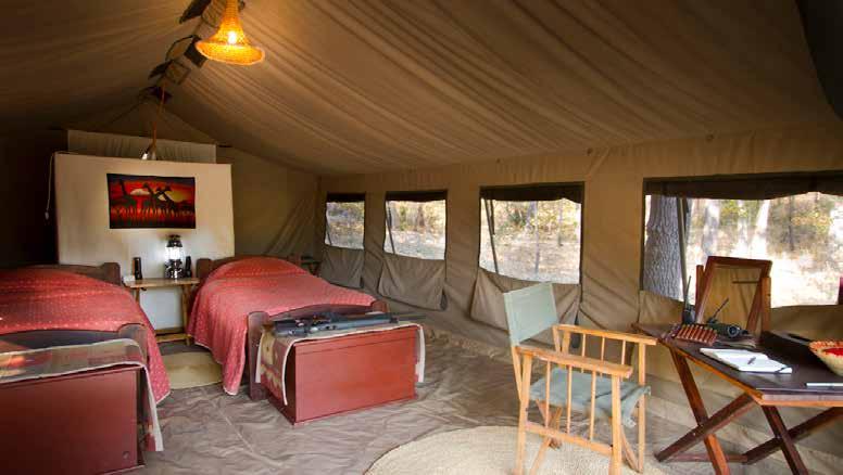 Hunting Camps All safaris have exclusive use of the camp and area. Our camps are designed to reflect the original spirit of the true African safari in the traditional East African style.
