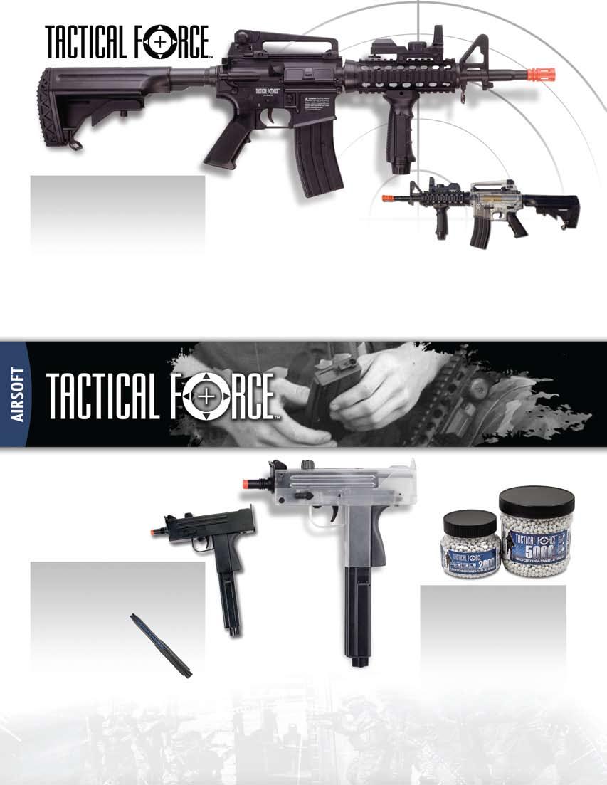 Tactical Force 2261005, collapsible stock 2261013 Clear, collapsible stock Automatic Electric Gun TF16 TF16 High capacity magazine 350 rounds Metal Gears Red Dot Point Sight Detachable front grip