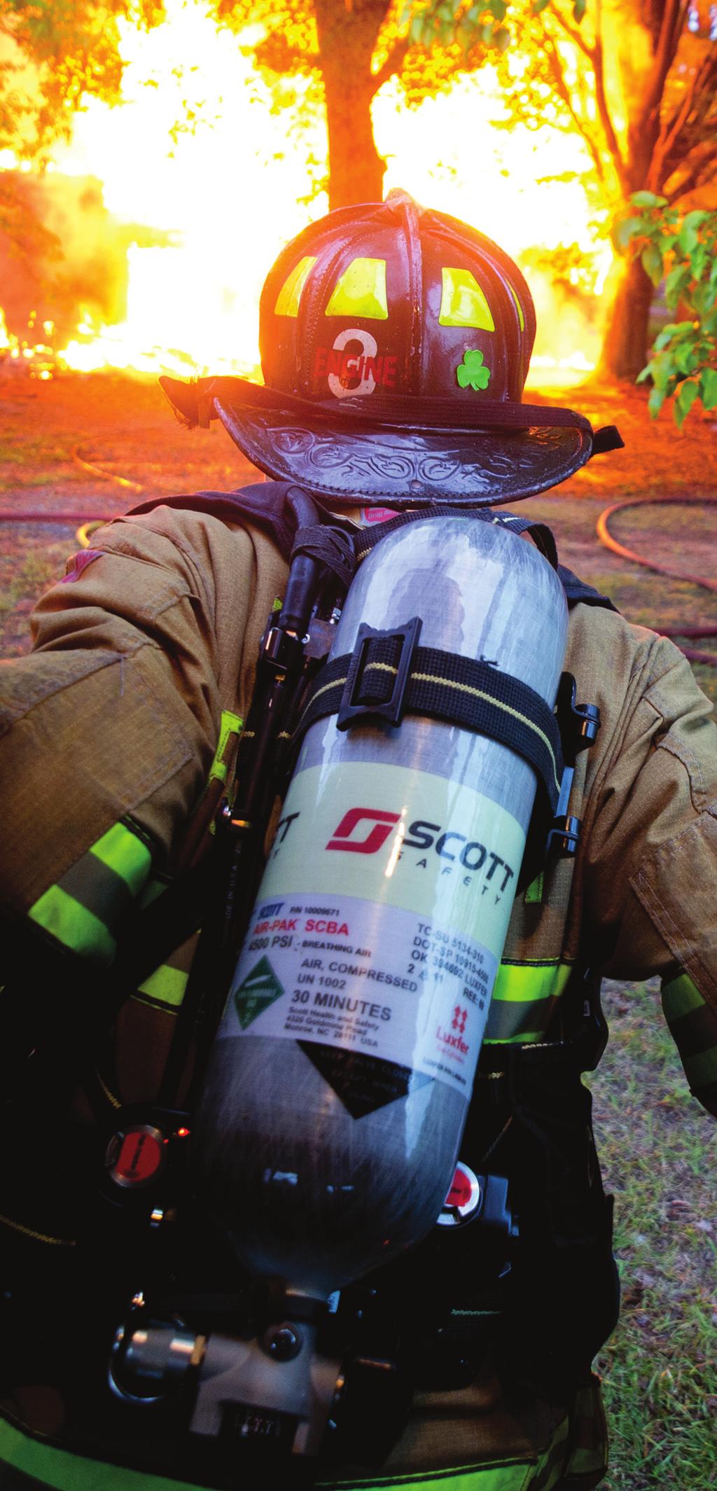 SCOTT SAFETY CYLINDERS Over the years, breathing air cylinders have been providing SCBA users with a supply of fresh air. The original cylinders were made of steel and quite heavy.