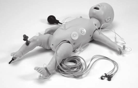The Infant CRiSis Manikin allows you to create a training simulator to suit your needs.