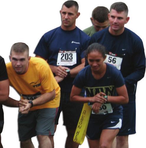 embrace a physical challenge that is also an excellent forum to show support and honor fallen alumni.