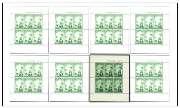 50 New Zealand Postage Stamps Errors and Varieties 2d+1d Miniature Sheet 7 MINIATURE SHEET 2d+1d M/S #7 There are two retouches affecting this miniature sheet that can be used to identify it.