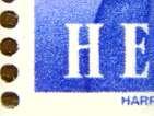 R1/1 Blue spot in the left margin by the 'H' of