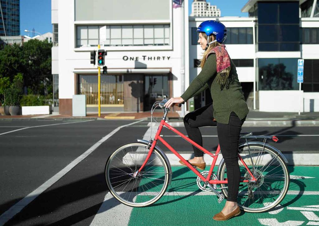 AUCKLAND TRANSPORT 8 Not only are there more people cycling in general, but there