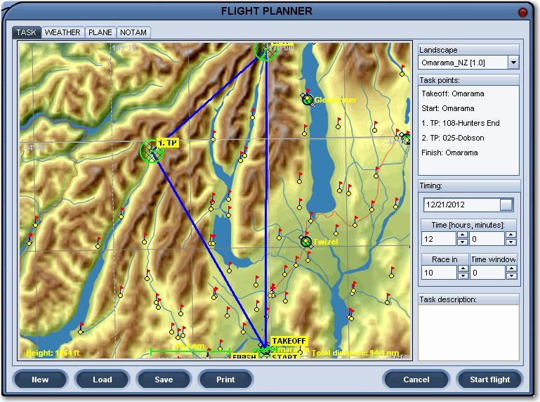 Figure 4: Omarama NZ Easy Mountain Task I will be providing on-line Condor training again this winter.