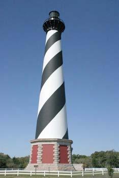 in world (~60 m), on National Register of Historic Places, located on Cape Hatteras National Seashore.