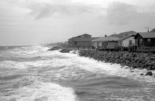 Carolina Beach Replenished beach in 1986 at great