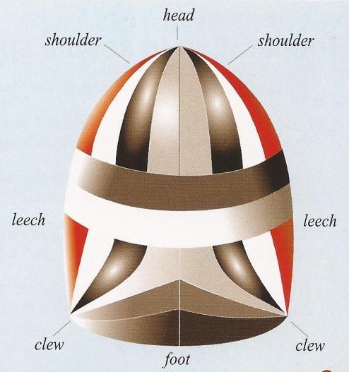 A useful guide for anyone interested in Inshore or Offshore yacht racing Symmetric Spinnaker The spinnaker is a sail made from very thin nylon cloth and used when the wind is aft of the beam.