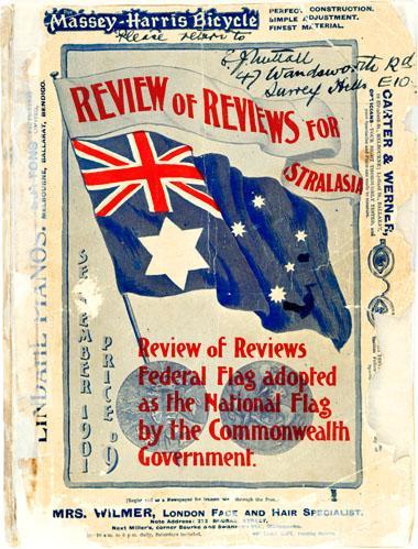 T HE A U S T R A L I A N N A T I O N A L F L A G In 1901, the same year that the Commonwealth of Australia came into being (1 January) a competition was run by the Government to find a design for an