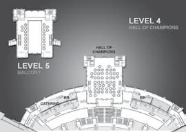 Level 2 u Additional fan seating, restrooms and concessions u