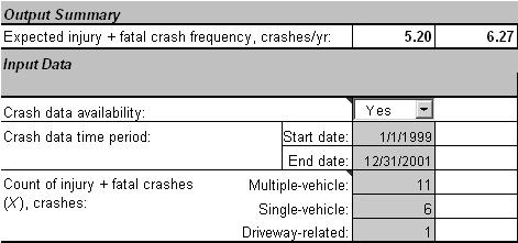 Exercise 1: Rural Highway Additional Questions The crash data are a little old. It is currently 2009 and the ADT is 25,000; what is the ECF? Now it s your turn.