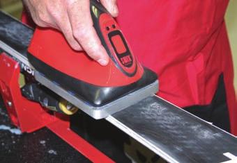38 SWIX SPORT TECH MANUAL Cera F Application IRONING APPLICATION OF CERA F POWDER A standard package of 30 grams normally is enough to wax 2 to 3 pairs of Downhill skis.