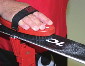 SWIX SPORT TECH MANUAL 49 Cleaning the Bases with Wax CLEANING THE BASES WITH WAX An important method for cleaning the bases on alpine skis and snowboards is to use wax instead of solvents.