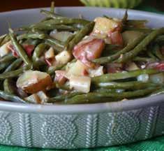 SLOW COOKER GREEN BEANS AND POTATOES My Grandmother made this for me when I went to stay with her and it has always been one of my favorites. 2 lbs.