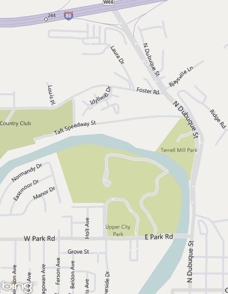 Directions to P. Sue Beckwith Boathouse And Route for Team Buses Buses and maxi-vans will drop-off student-athletes on Taft Speedway before Dubuque Street.