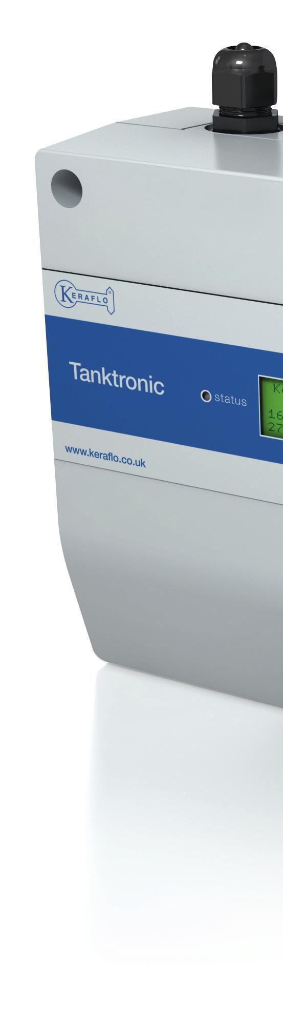 THE MODERN SOLUTION TO MONITORING AND controlling WATER STORAGE TANKS Tanktronic is an electronic tank management system which monitors water levels and temperature.