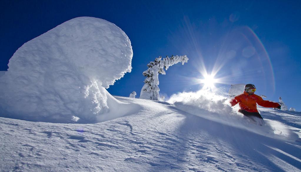 why big white? IT S THE SNOW Big White is home to the best snow in British Columbia and the longest season in the Okanagan Valley. Mother Nature blesses us with 750cm (24.
