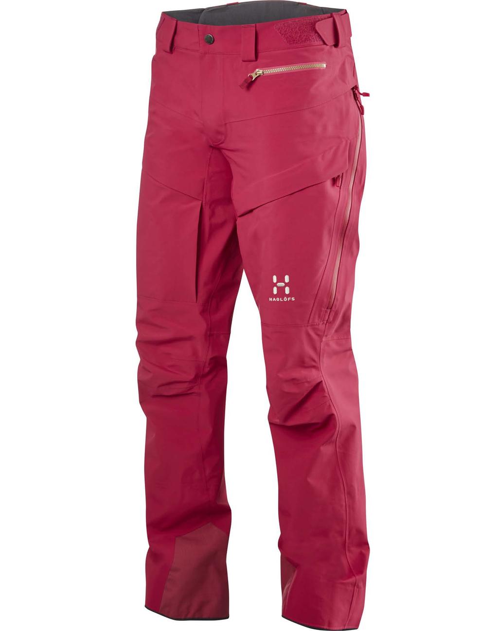 SKADE PANT WOMEN Skade Pant is fully wind- and waterproof and features articulated knees, waist adjustment and side ventilation.