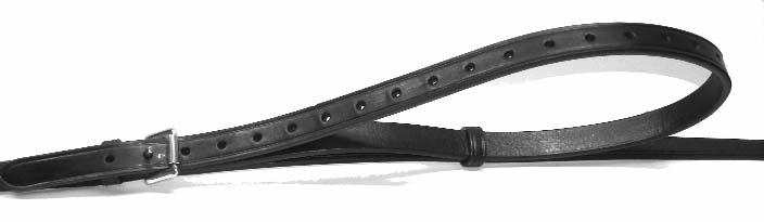 A rein is a continuous, uninterrupted strap or line from the bridle bit to the hand.