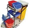 CCBT 0003 CCBT 0005 Round Bucket with Drainer - (13 liters) Mopping Bucket Trolley (20 liters) AED 16.00 AED 76.