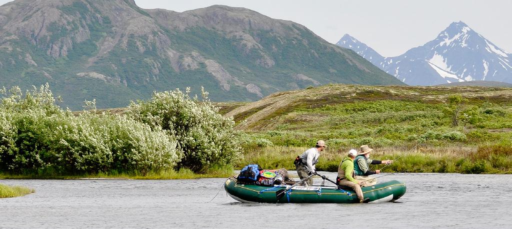 The 100 mile long Kanektok is regarded as technically challenging rafting, camping, and flyfishing.