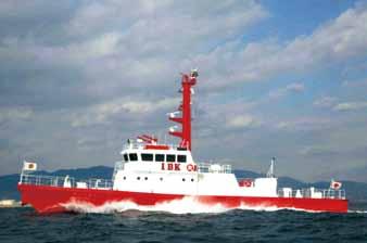 This ship is the most advanced deep-sea scientific drilling ship in the world and the only scientific drill ship to use