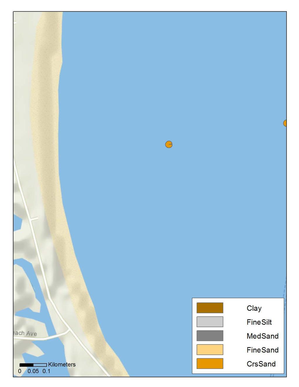 Approximate location of proposed landfall Figure 2-1.