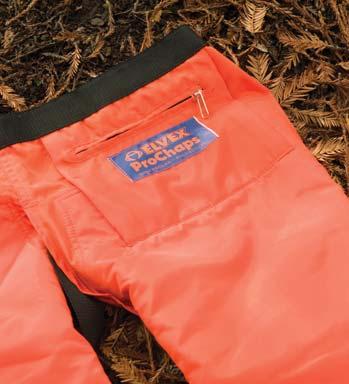 effective chain saw protective clothing on the market. Prolar is an exclusive developed product by Elvex.