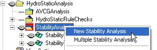 Part 4 Multiple analysis Create stability analysis for the TransitDamage condition Right click