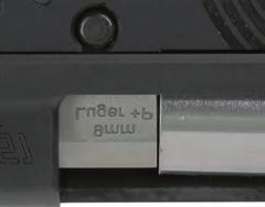 IMPORTANT PARTS OF THE FIREARM THE SERIAL NUMBER AND CALIBER IDENTIFICATION The serial number is located on the shooter s right side of