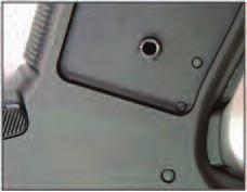 9. Verify the Grip Safety Upper Pin is present. See Figures A and B. GRIP SAFETY UPPER PIN IN PLACE GRIP SAFETY UPPER PIN MISSING FIGURE A FIGURE B 10.