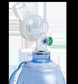 ANAESTHESIA Manual resuscitator With overpressure control pop off valve and PEEP valve adapter PVC and PC, DEHP and BFA free resuscitator bag Latex Free